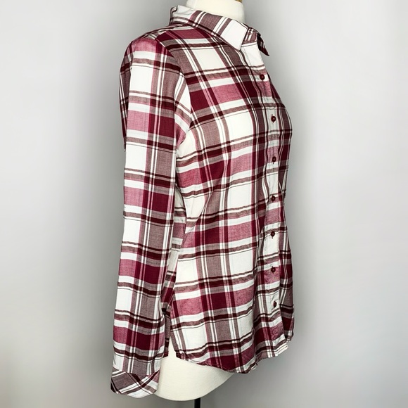 KUHL Plaid Button Up Size Medium - Picture 3 of 9